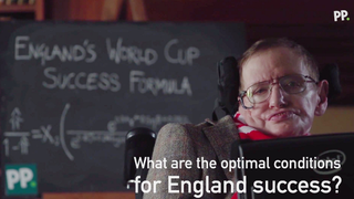 Stephen Hawking's Formula For England's World Cup Success
